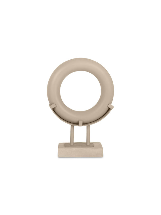 Bombyxx Enclave Ornament – Aluminium & Travertijn (2 Maten)