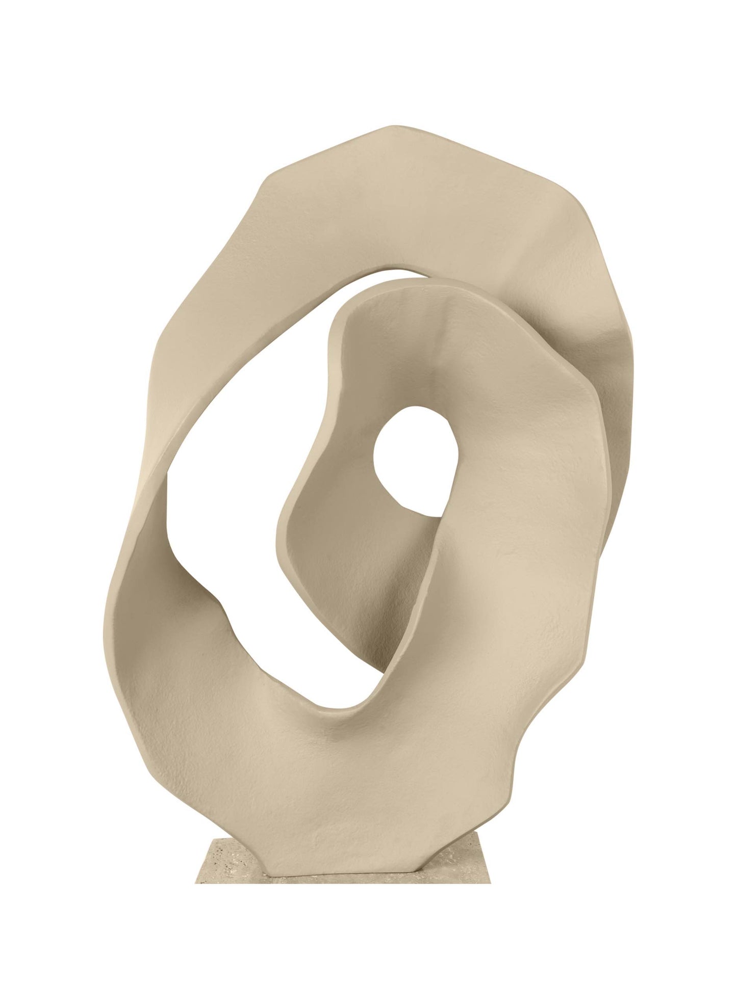 Bombyxx Luray Ornament – Sand Aluminium & Travertijn (Groot)