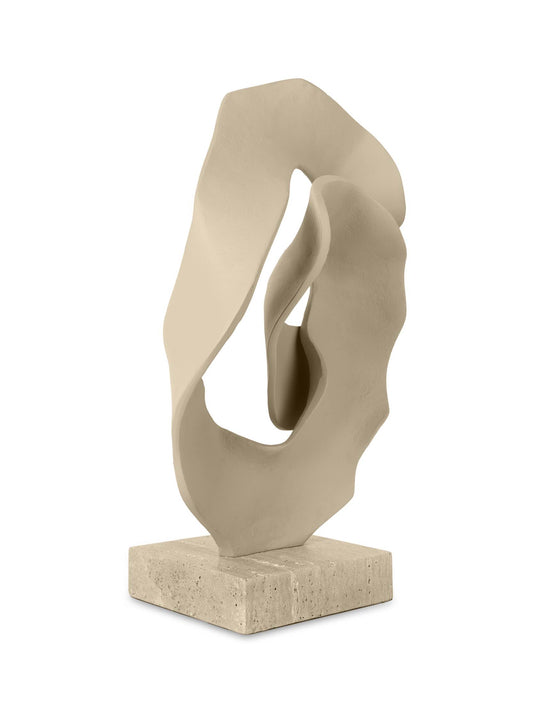 Bombyxx Luray Ornament – Sand Aluminium & Travertijn (Groot)