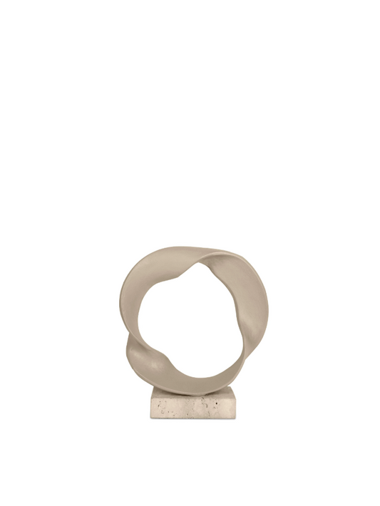 Bombyxx Uppsala Mini Ornament – Aluminium & Travertijn Decoratie
