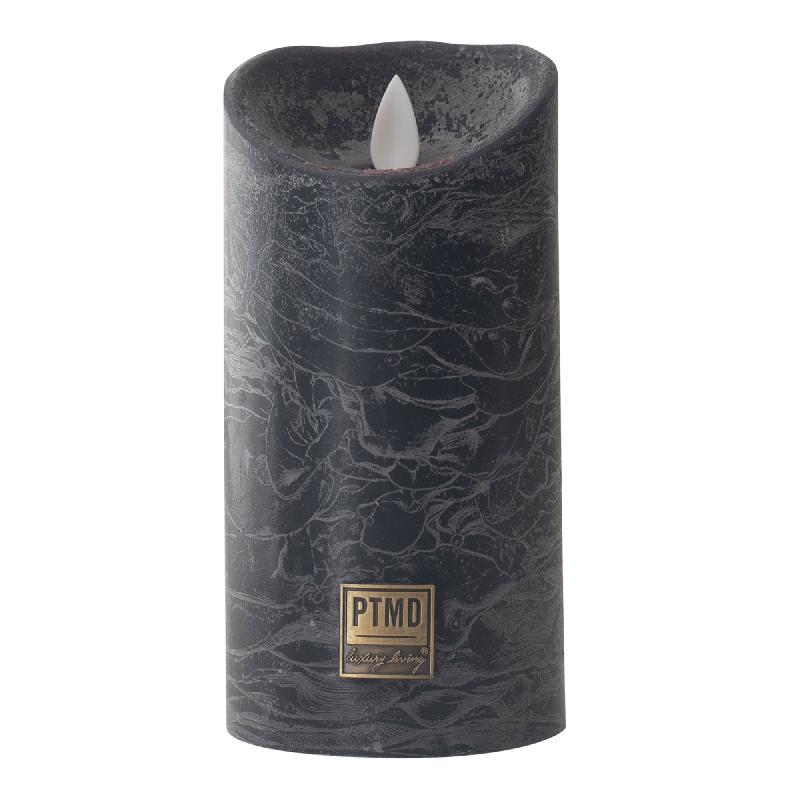 LED Light Candle black moveable flame PTMD LED Kaarsen