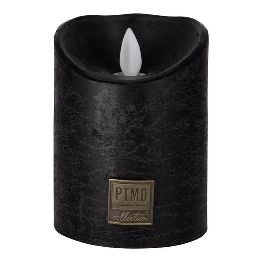 LED Light Candle black moveable flame PTMD LED Kaarsen