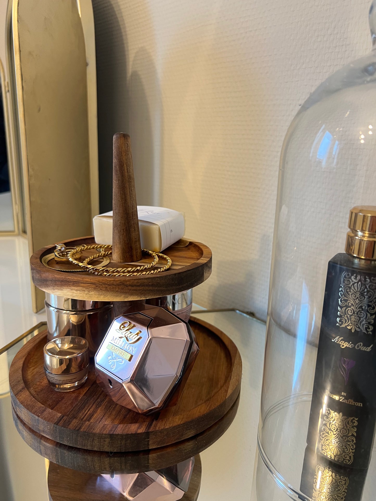 Etagere twee laags duurzaam Acaciahout