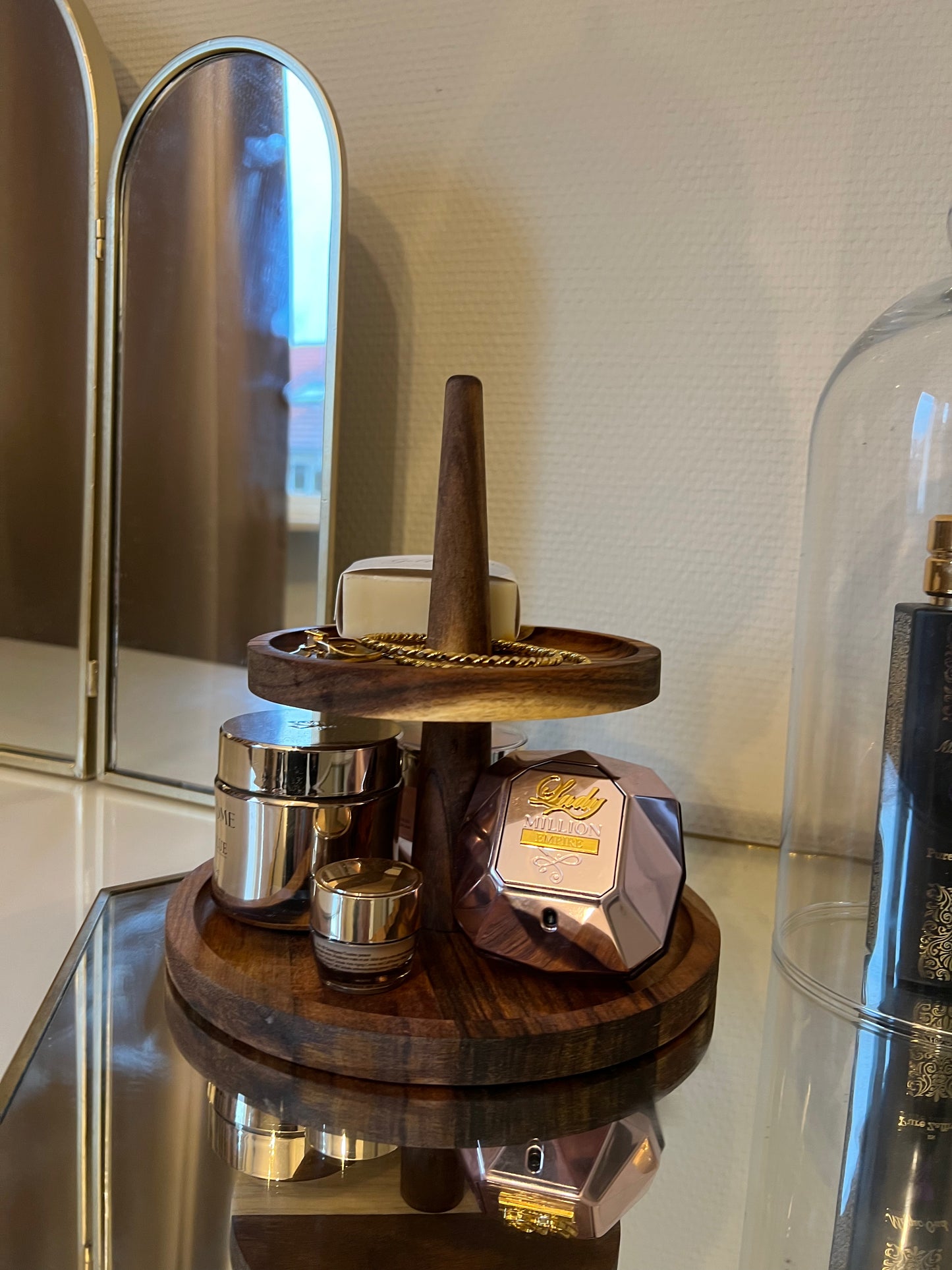 Etagere twee laags duurzaam Acaciahout