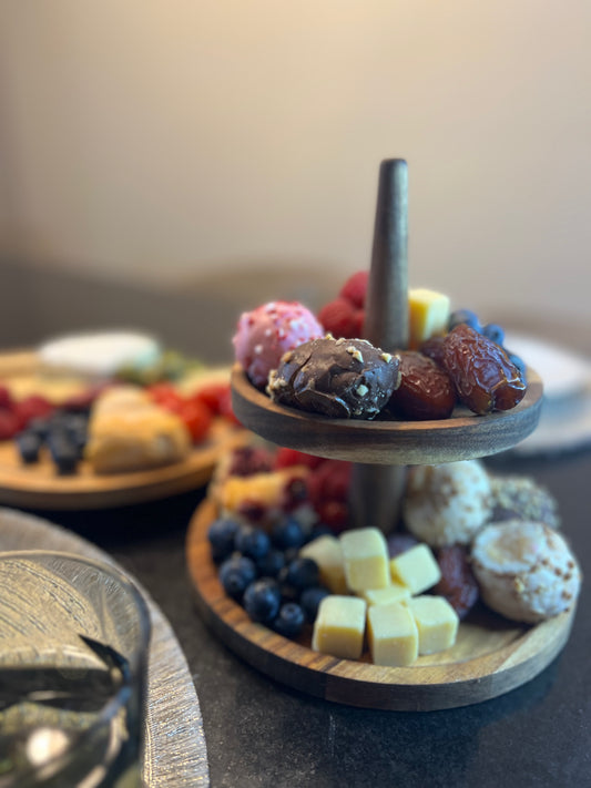 Etagere twee laags duurzaam Acaciahout