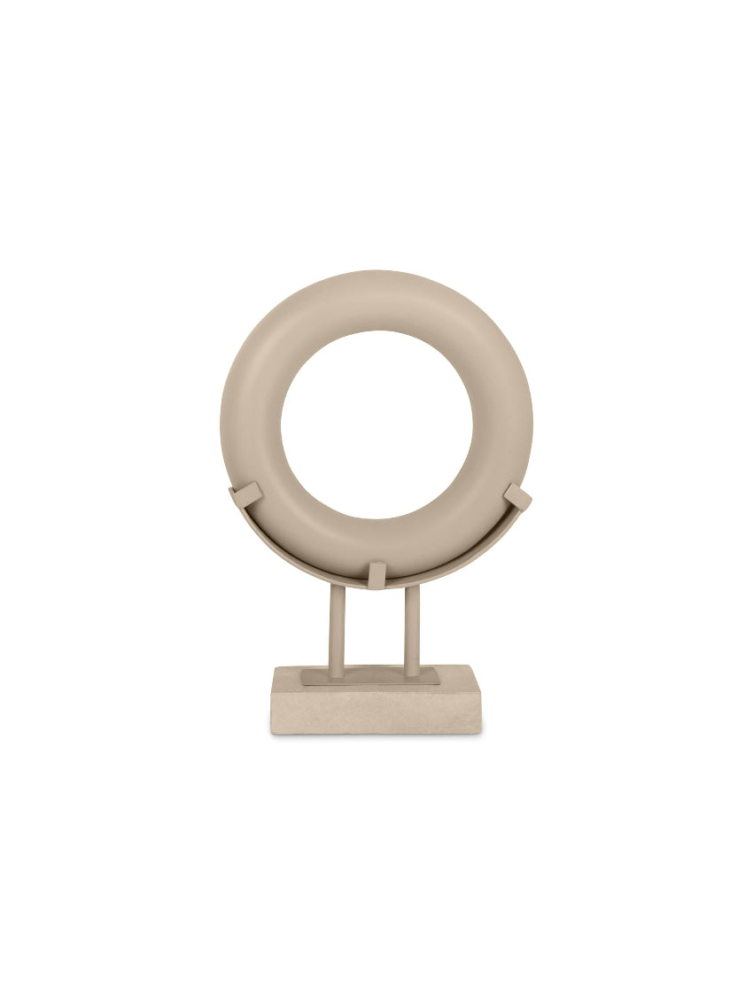 Bombyxx Enclave Ornament – Aluminium & Travertijn (2 Maten)
