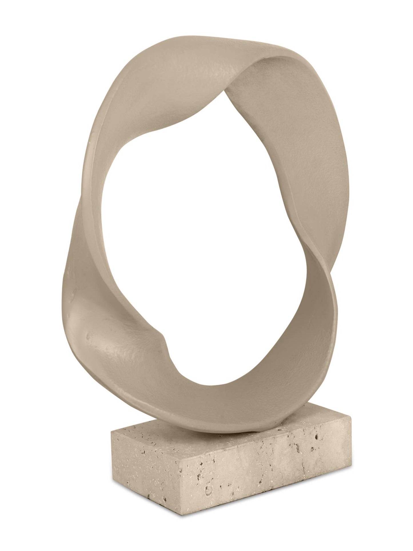 Bombyxx Uppsala Mini Ornament – Aluminium & Travertijn Decoratie