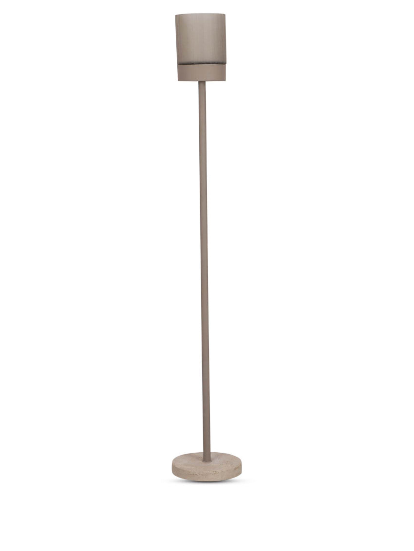 Bombyxx Mist Vloerkandelaar – Smoke/Beige Glas (S, M, L)