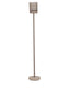 Bombyxx Mist Vloerkandelaar – Smoke/Beige Glas (S, M, L)