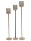 Bombyxx Mist Vloerkandelaar – Smoke/Beige Glas (S, M, L)
