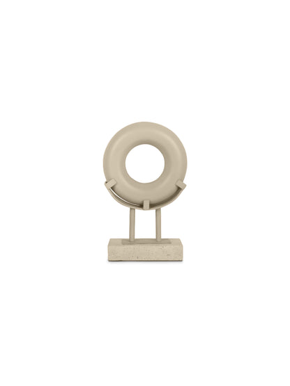 Bombyxx Enclave Ornament – Aluminium & Travertijn (2 Maten)