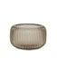 Bombyxx Luster Theelicht – Smoke Glas Windlicht