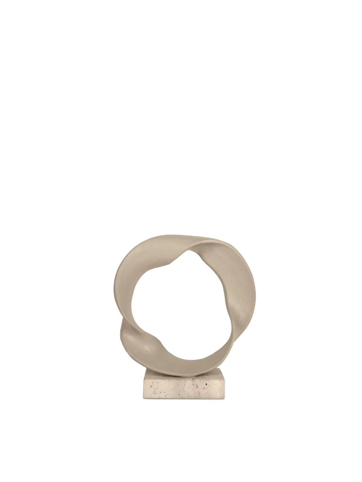 Bombyxx Uppsala Mini Ornament – Aluminium & Travertijn Decoratie