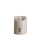 LED Light Candle beige moveable flame PTMD LED Kaarsen