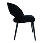 Abierto Black 102200 nanci fabric dining chair