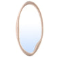 Don Beige velvet mirror organic oval L