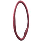 Don Burghundy velvet mirror organic oval L