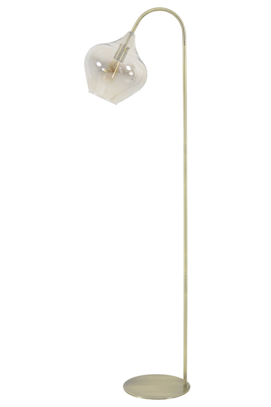 Floor lamp 45x28x160 cm RAKEL antique bronze+smoked