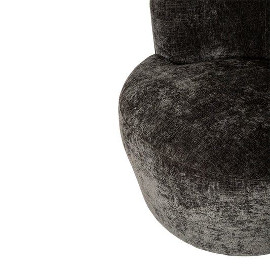 Grasa Anthracite 0504 fiore fabric fauteuil