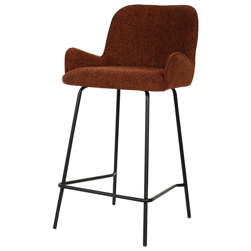 Leander Rust bar stool