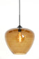 Hanglamp Mayson - Bruin Glas - Ã˜40cm