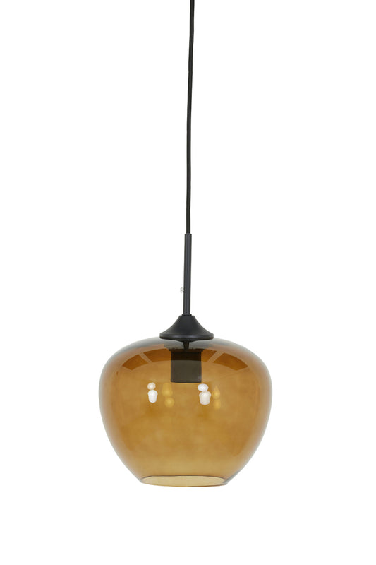 Hanglamp Mayson - Bruin Glas - Ã˜23cm