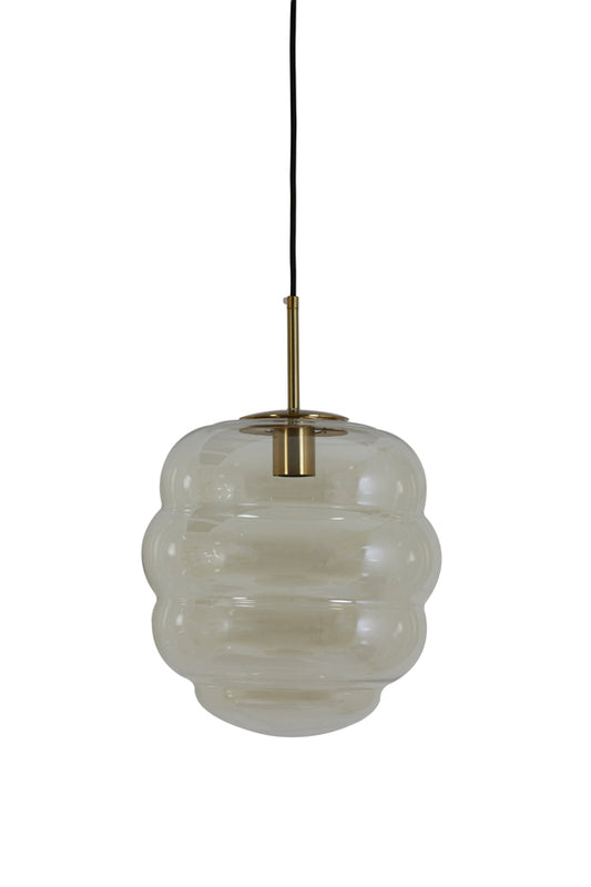 Hanglamp Misty - Smoke Glas - 30x30x37cm