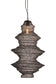 Hanglamp Nakisha - Zwart - Ã˜40cm